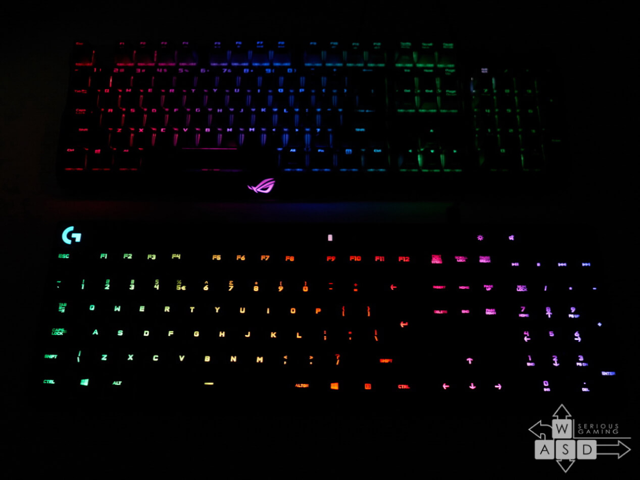 Asus ROG Claymore & Logitech G810