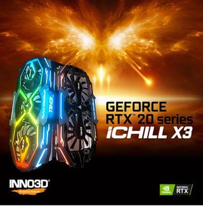 iCHILL X3 pentru seria NVIDIA GeForce RTX,