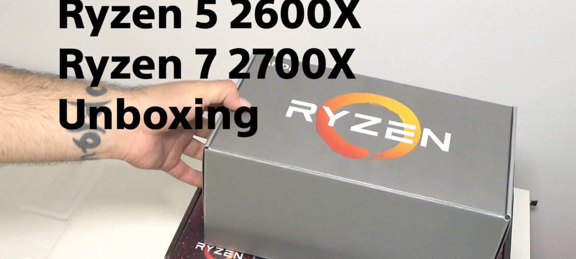 AMD Ryzen 5 2600X & Ryzen 7 2700X Unboxing | WASD