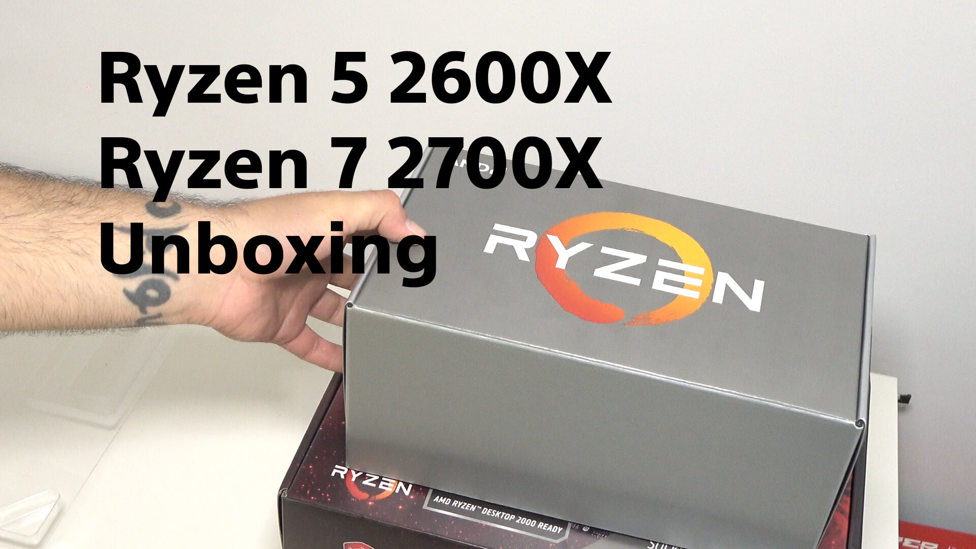 AMD Ryzen 5 2600X & Ryzen 7 2700X Unboxing | WASD