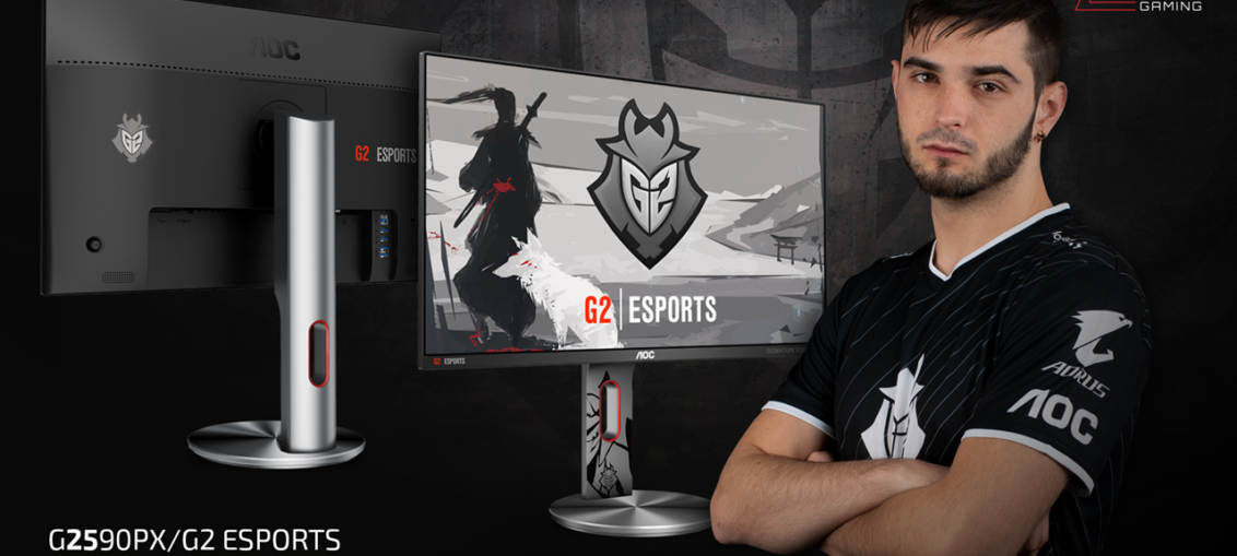 AOC lanseaza un nou monitor de gaming in parteneriat cu echipa G2 Esports