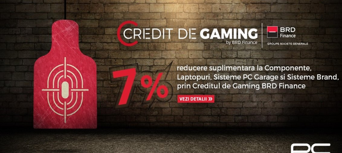 PC Garage relanseaza “Creditul de Gaming”, prin BRD Finance