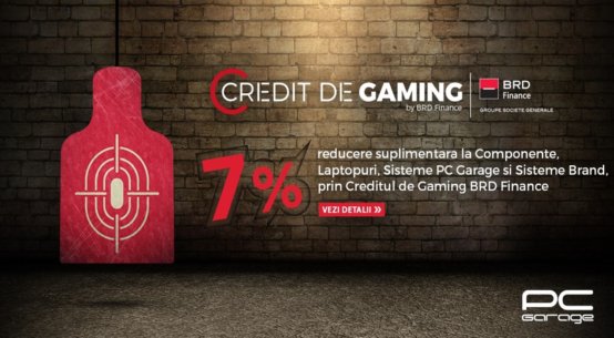 PC Garage relanseaza “Creditul de Gaming”, prin BRD Finance